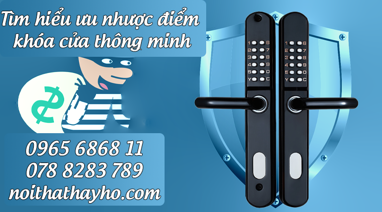 Ưu nhược điểm của khóa cửa thông minh bạn nên biết trước khi mua